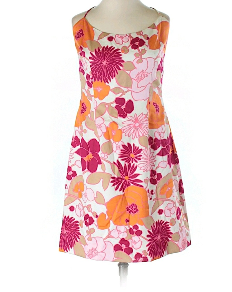 Ann Taylor Womens Floral Dress Size 0